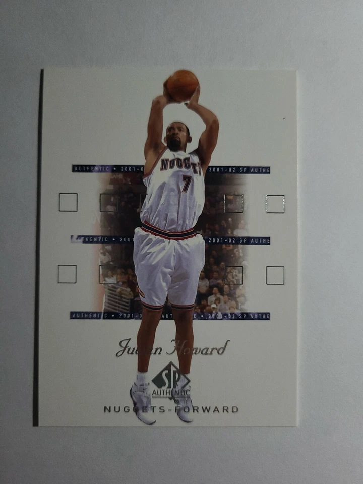JUWAN HOWARD 2001-02 UPPER DECK SP AUTHENTIC BASKETBALL CARD # 21 D7105 - Image 1 of 1