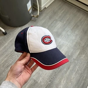 White / Navy Blue / Red NHL Montreal Canadiens (Habs) Hat - Picture 1 of 5