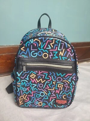 Stranger Things Mini Backpack Purse Bag 80's Pattern Funko Eleven Cosplay NWT  - Image 1 of 4