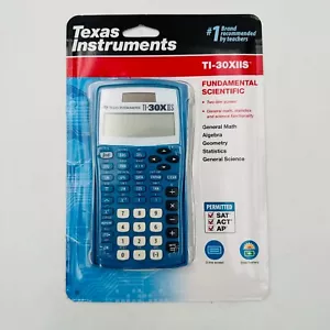 Calculadora azul científica Texas Instruments TI-30XIIS (pantalla de 2 líneas) solar - Imagen 1 de 10