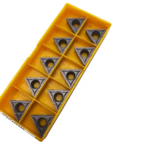 10 PIEZAS TCMT32.52 TCMT16T308 Hoja de aleación dura Procesamiento Piezas de acero 15TF - Imagen 1 de 7