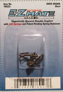 Bachmann 78023 E-Z Mate 2 x MK2 Magnetic Knuckle Couplings Over Shank Short 2nd - Picture 1 of 9