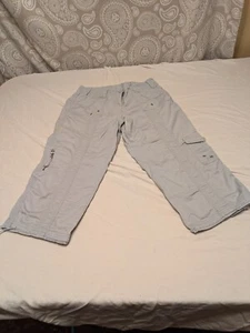 Style & Co Cropped Capris Womens 6 Petite Light Blue Multiple Pockets - EUC - Picture 1 of 12