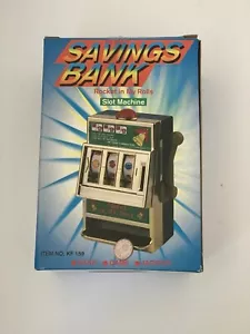 Rocket in My Rolls Slot Machine Savings Bank 7" Tall Lights Sounds - Picture 1 of 2