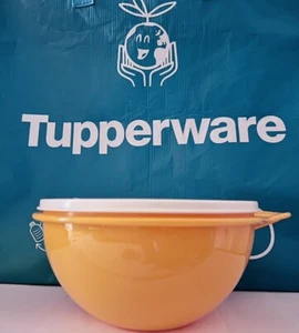 Tupperware Thatsa Bowl Mini 6 Cup Mixing Container Seal Mango Orange Color New - Picture 1 of 2