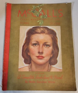 Vtg McCall's Magazine December 1937 - Picture 1 of 13