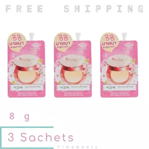 3 Sachets x 8 g Sistar BB Cream Sakura Aura BB Cream SPF 30 Facial Bright Skin - Picture 1 of 8