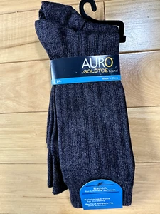 Gold Toe Auro Charcoal Rayon Socks New In Packet Size Large Men Two Pair - Picture 1 of 3