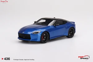 TOP SPEED 0436 - 1/18 NISSAN FAIRLADY Z VERSION ST 2023 SEIRAN BLUE RHD - Picture 1 of 6