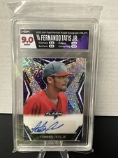 2020 Leaf Flash Fernando Tatis Jr Purple Portrait  Auto /35 HGA 9 10 Auto