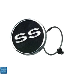 1967-68 Chevrolet Camaro Super Sport SS Fuel Gas Cap Chrome & Black New - Bild 1 von 1
