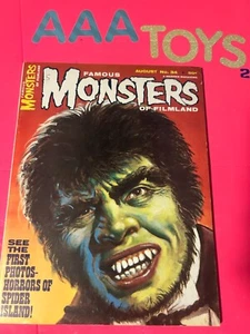 Famous Monsters of Filmland #34 Magazine Grade 8/10 Forrest J Ackerman Gogos cov - Picture 1 of 2