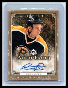 Artefactos de cubierta superior 2006-07 #AF-BW Ben Walter hechos automáticos - Imagen 1 de 2