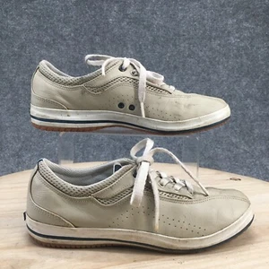 Keds Shoes Womens 8.5 Spirit Sneakers Brown Leather Lace Up Low Top Round Toe - Picture 1 of 21