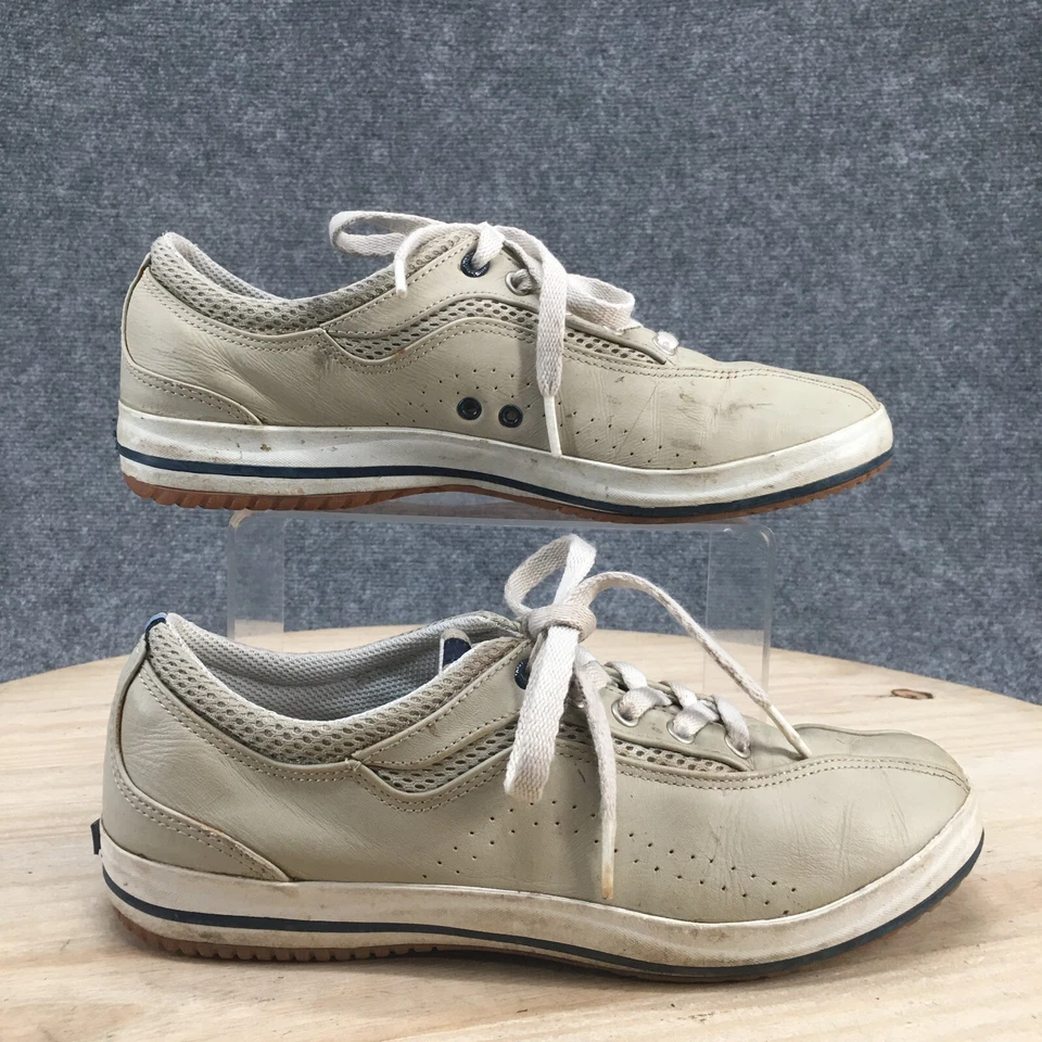 Keds Shoes Womens 8.5 Spirit Sneakers Brown Leather Lace Up Low Top Round Toe - Image 1 of 4