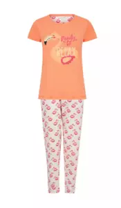 Pigiama donna misto cotone stampato girocollo set 2 pezzi 3 stampe - Foto 1 di 9