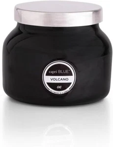 Capri Blue Volcano Scented Candles - Luxury Glass Jar for 8 oz, Black - Picture 1 of 9