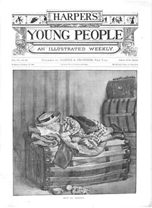 VON EXPRESS VERSCHICKT. VINTAGE 1886 HARPER'S GRAVUR AUF 11" x 8" SEITE - Bild 1 von 2