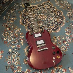 Greco E-Gitarre SG Typ rot gebraucht Versand aus Japan - Bild 1 von 7