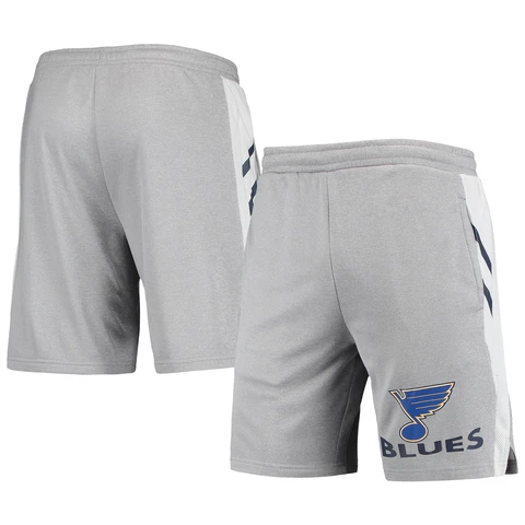 Men's Concepts Sport Gray St. Louis Blues Stature Jam Shorts Cover