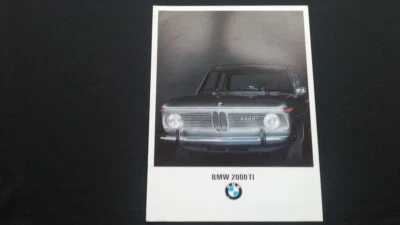 Folleto BMW 2000 TI 1967 idioma inglés original Foto 1 de 4