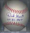Dick Groat 1960 NL MVP Pittsburgh Pirates OML Autographed Signed Baseball COA