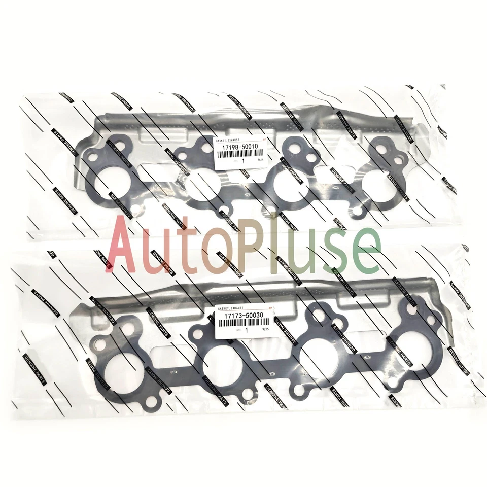 2SET EXHAUST MANIFOLD GASKET New For TOYOTA 4.7L 4RUNNER TUNDRA SEQUOIA GX470 - Image 1 of 4