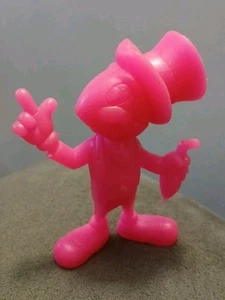 Louis Marx Walt Disney Hard Plastic Jiminy Cricket Toy Pink Figure Pinocchio  - Picture 1 of 6