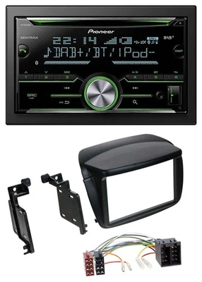 Pioneer Bluetooth MP3 DAB 2DIN USB CD Autoradio für Fiat Doblo ab 10 Opel Combo - Bild 1 von 4