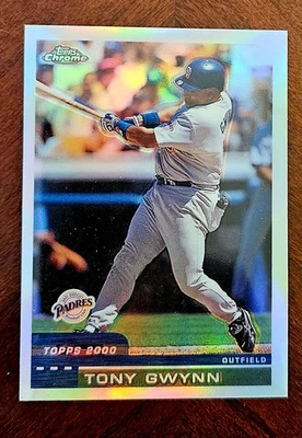 2000 Topps Chrome REFRACTOR Tony Gwynn #2 HOF - Sharp - Image 1 of 4
