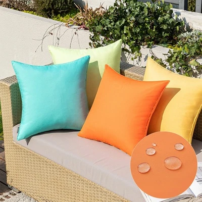 Waterproof Polyester Indoor Cushion Cover with Invisible Zipper - Image 1 of 4