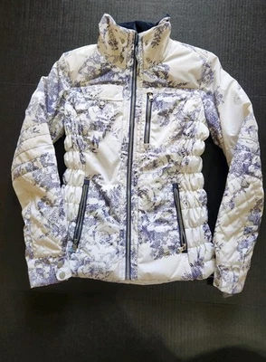 Obermeyer Women's Sz 8 Aspen Resort Jacket Skiing Snowboarding White Winter Coat - Image 1 of 4