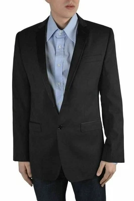 Blazer Dolce & Gabbana "Martini" Hombre Lana Negra Dos Botones Talla US 38 IT 48 Foto 1 de 3