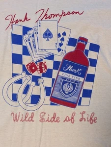 Hank Thompson Wild Side of Life Vintage T Shirt Screen Stars XL - Picture 1 of 6