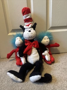 Kohl's Cares Dr. Seuss Katze im Hut Film Thing 1 und Thing 2 Plüsch Stofftier Set - Bild 1 von 9