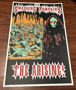 OFFICIAL THE SMASHING PUMPKINS THE ARISING POSTER RARE BILLY CORGAN 87/300 - Picture 1 of 2
