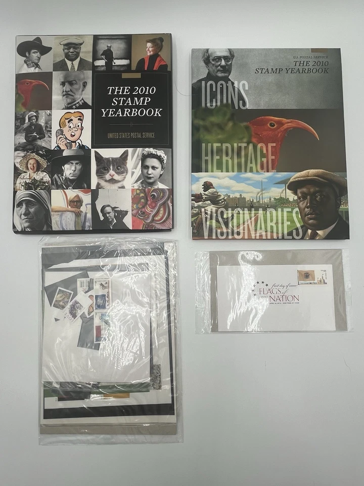 2010 Mint Set Commemorative Stamp USPS Yearbook w/Mail Use - Stamps Sealed w/Pkt - Image 1 of 4