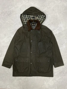 Mc Orvis Barbour Style Wachsjacke Knöpfe Reißverschluss Made In England - Bild 1 von 13