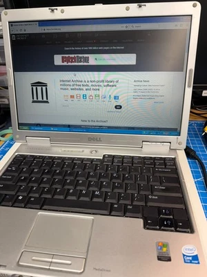 Dell Inspiron 640m Laptop Windows XP Intel T2050 1.6GHz 1GB RAM DVD WiFi RESTORE - Image 1 of 4