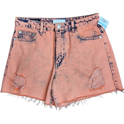 NWOT Habitual Kid Girls Size 16 Coral Acid Wash High Rise Ritual Sorts Distress - Изображение 1 из 4