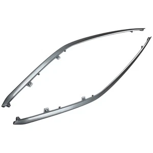 Front Bumper Molding Trim Silver Chrome For 2022-2023 Kia Forte GT RH LH - Foto 1 di 9