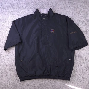 FootJoy Dryjoys Windshirt Mens Large Short Sleeve Waterproof Rain FedEx St Jude - Picture 1 of 11