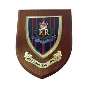 Royal Military Police Regiment Mess Holz Wandrelief Schild RMP - Bild 1 von 2