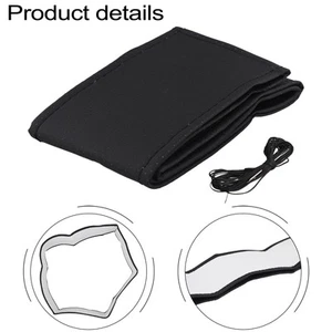 Car Steering Wheel Cover Breathable Anti-slip Leather Sleeve Faux popular soft - Picture 1 of 21