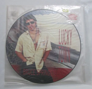 BRUCE SPRINGSTEEN LUCKY TOWN PICTURE DISC NM/NM VINYL LP L26 - Picture 1 of 2