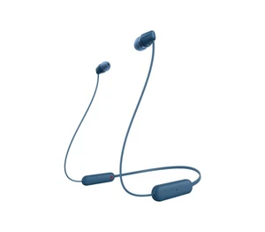 Sony WI-C100 Headset Wireless In-ear Calls/Music Bluetooth Blue - WIC100L.CE7 - Picture 1 of 3