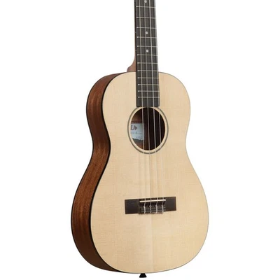 Ukelele barítono de viaje de caoba con tapa de abeto sólido Kala KA-SSTU-B con bolsa de concierto Foto 1 de 3