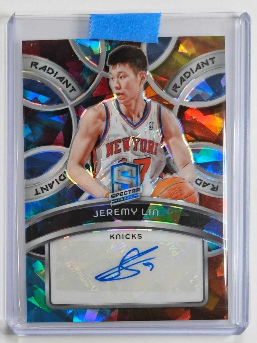 Jeremy Lin Panini Autographed Basketball Trading Cards