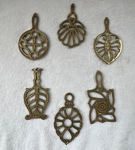6 Rare Art Deco Coasters Wall Hangers Made in Japan - Picture 1 of 3