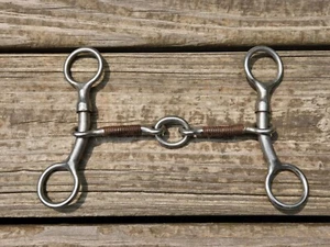 Reinsman #748 Lifesaver Sweet Iron Wrapped Western Trigger Training Gag Bit - Bild 1 von 9